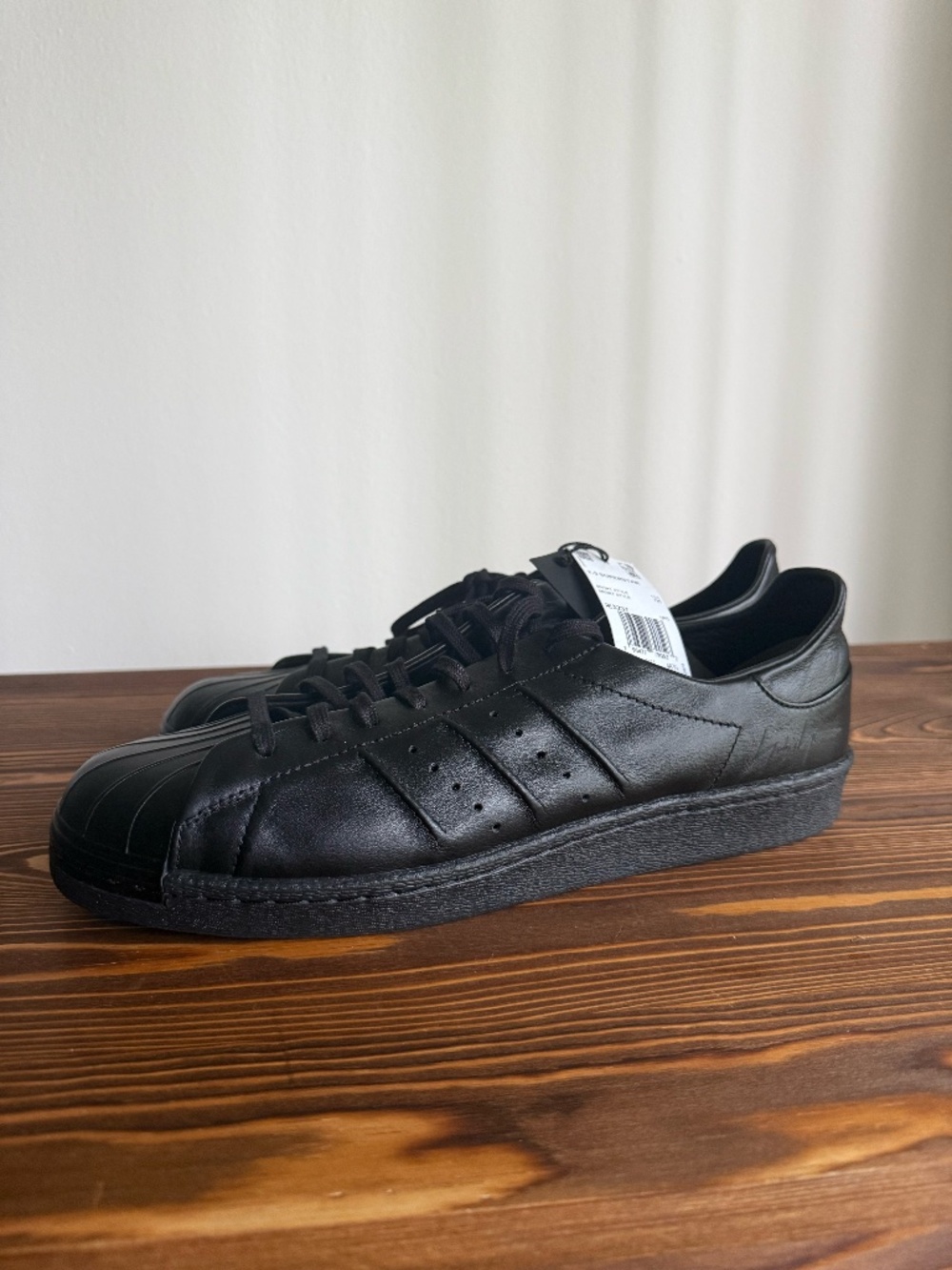 Adidas Y3 Superstar ‘Triple Black’ Low Shoes Yohji Yamamoto IE3237 Men Size 12